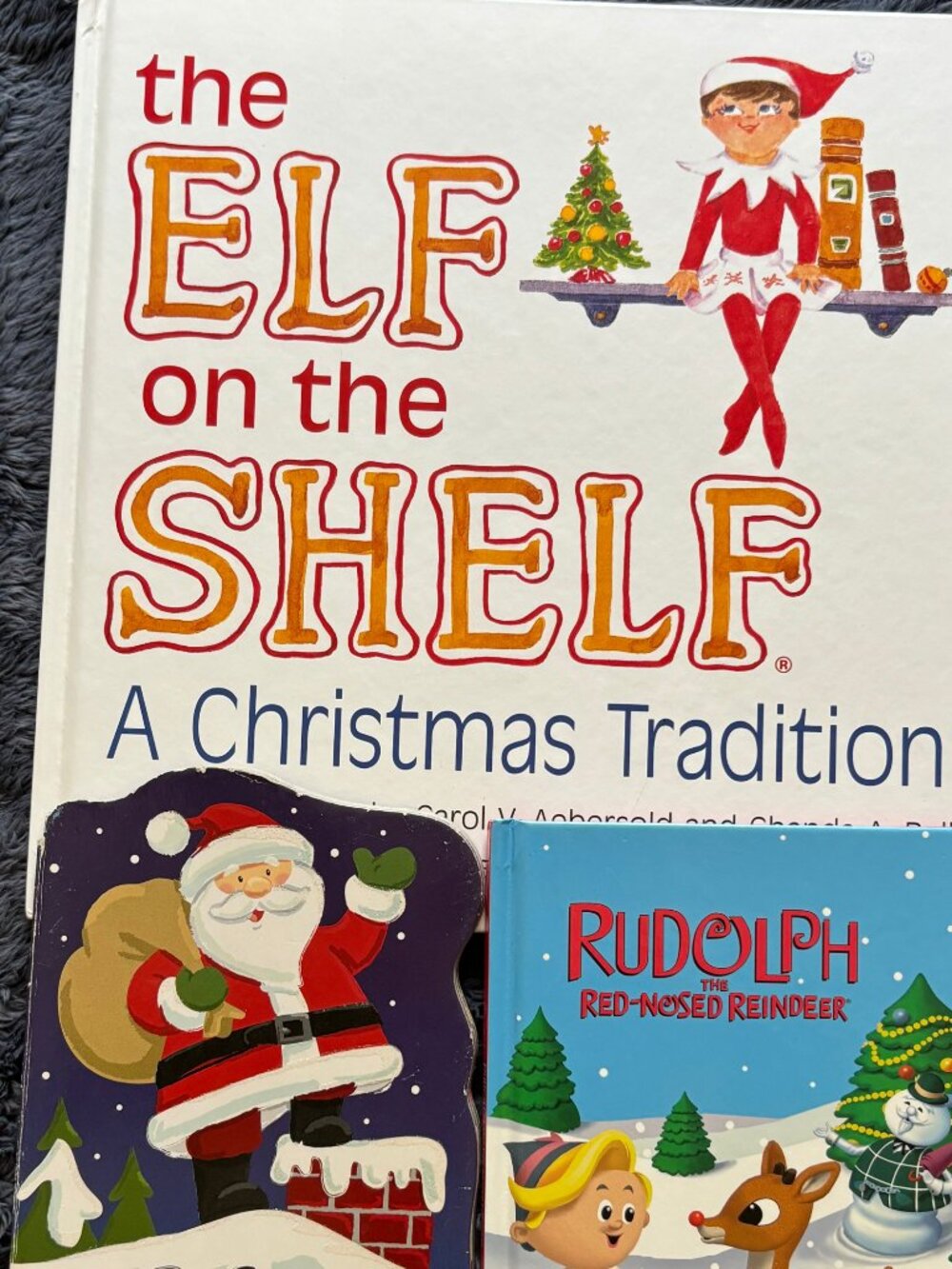 Christmas Kids Book Bundle Elf on the Shelf Rudolph Holiday Books